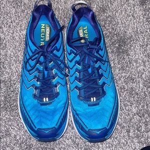 Hoka men Clifton 4. SZ 12 blue running shoes